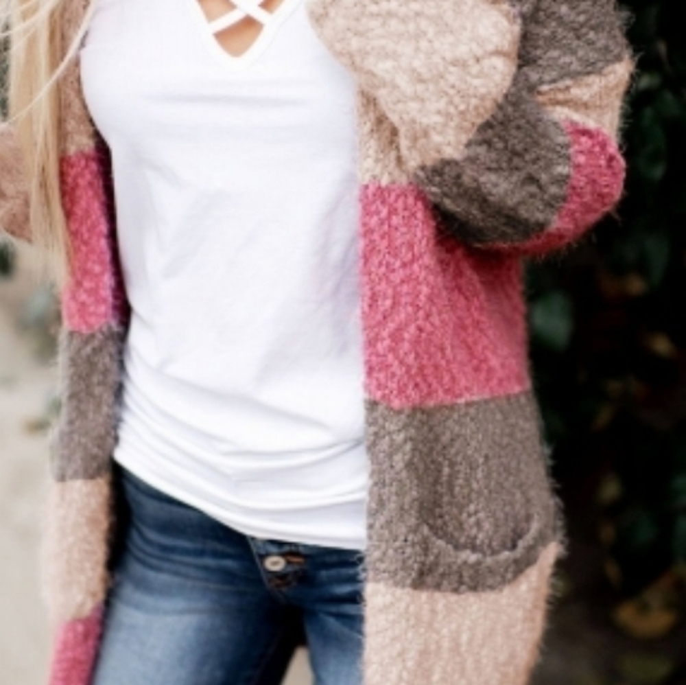 Popcorn cardigan